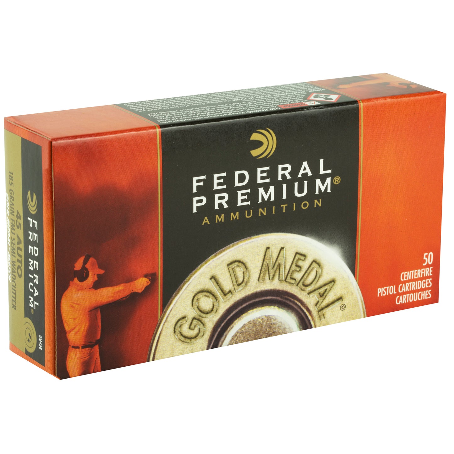 FED GOLD MDL 45ACP 185 FM/SW 50/1000