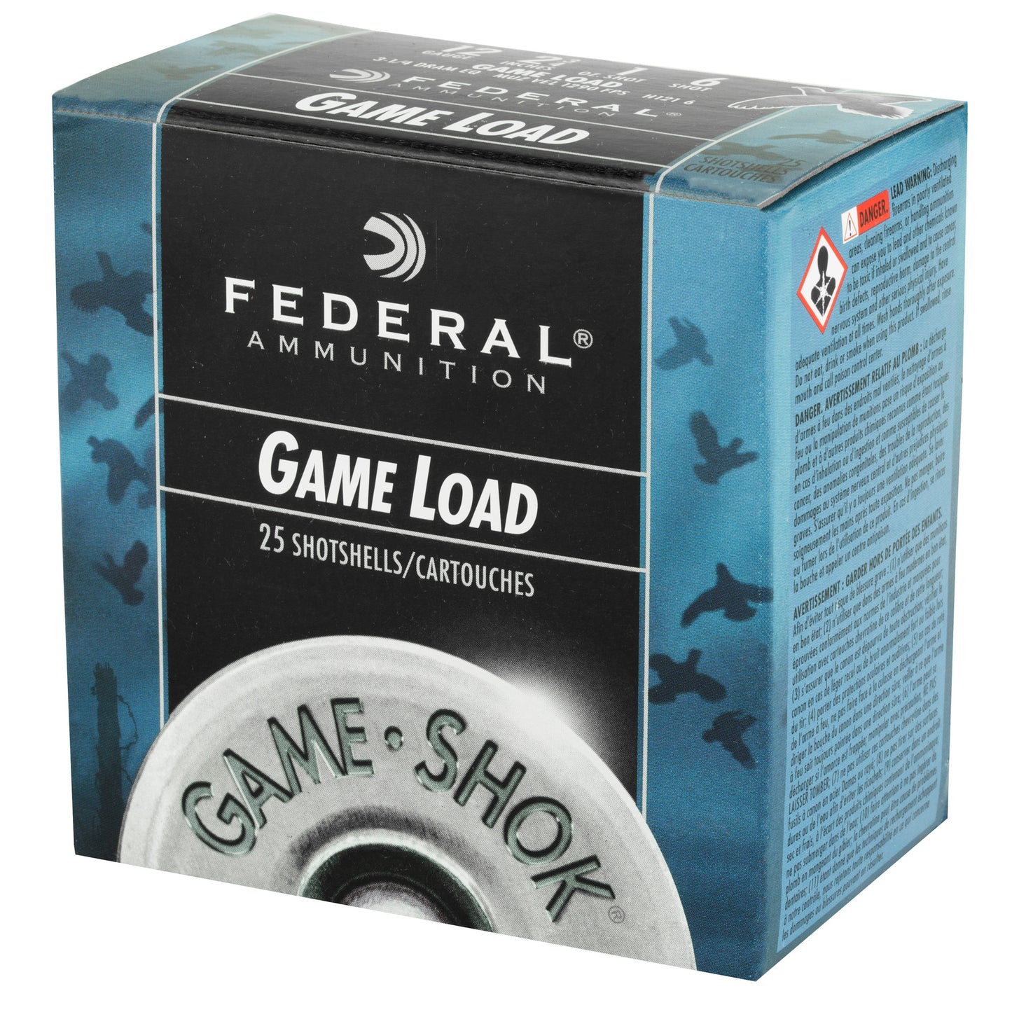 FED GAME LOAD 12GA 2 3/4 #6 25/250