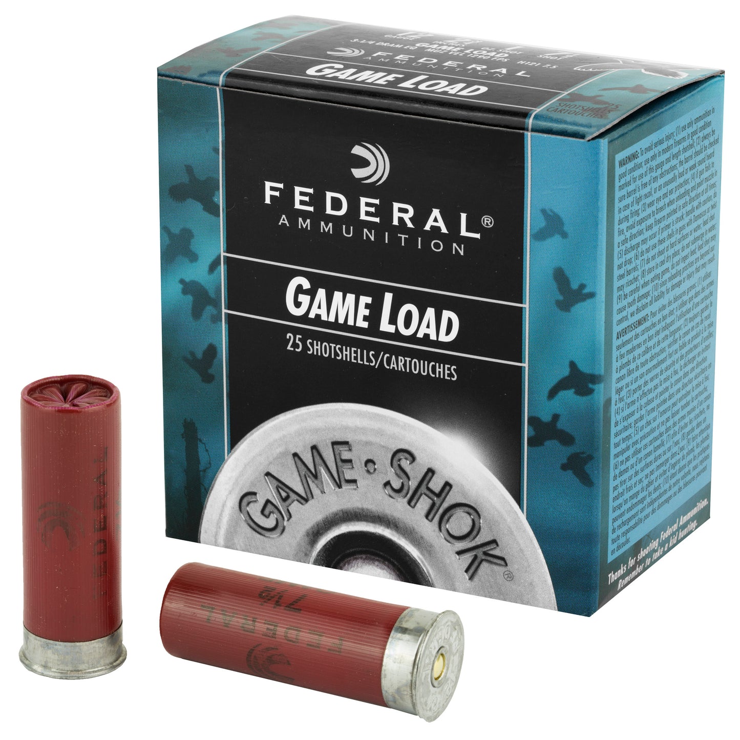 FED GAME LOAD 12GA 2 3/4 #7.5 25/250