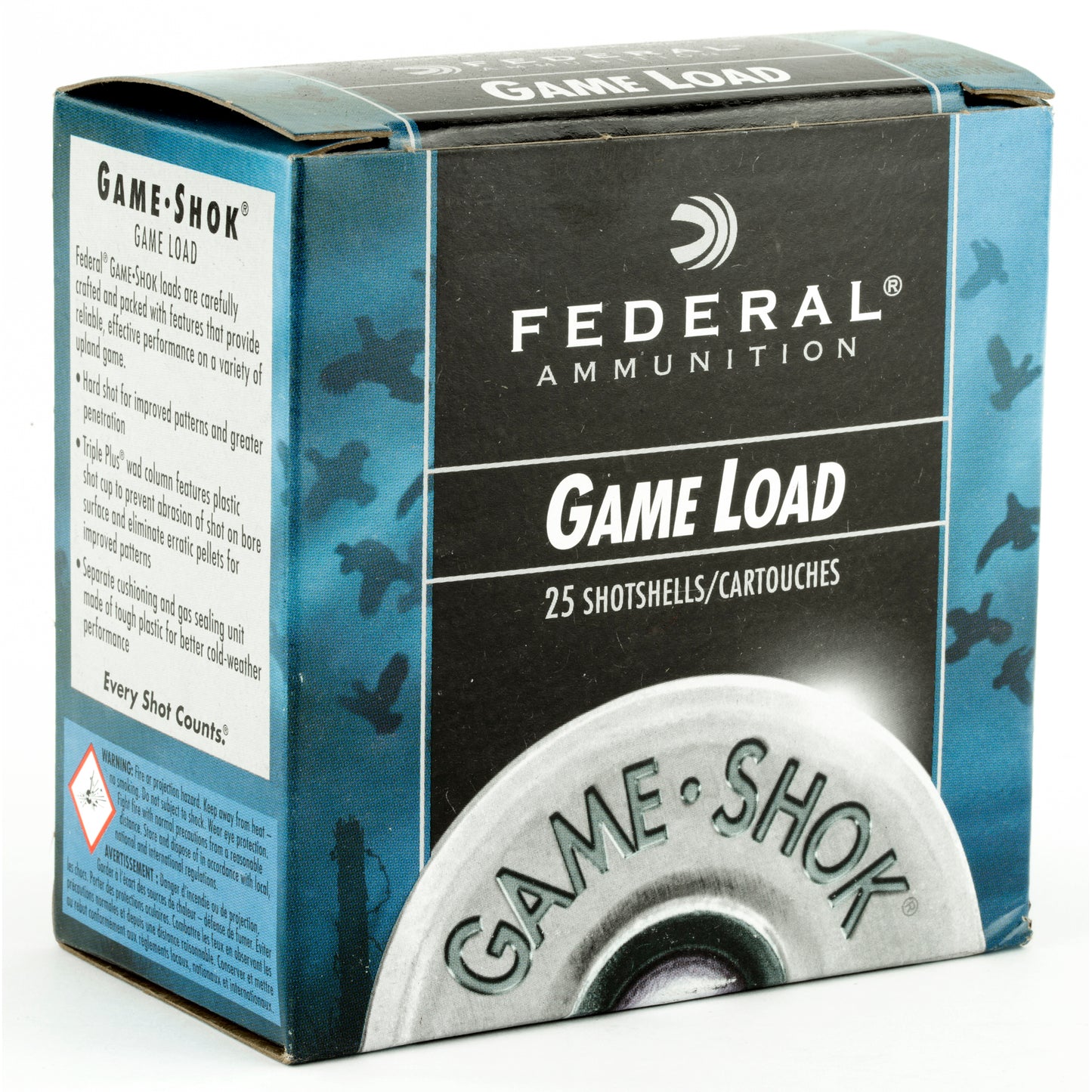 FED GAME LOAD 12GA 2 3/4 #8 25/250