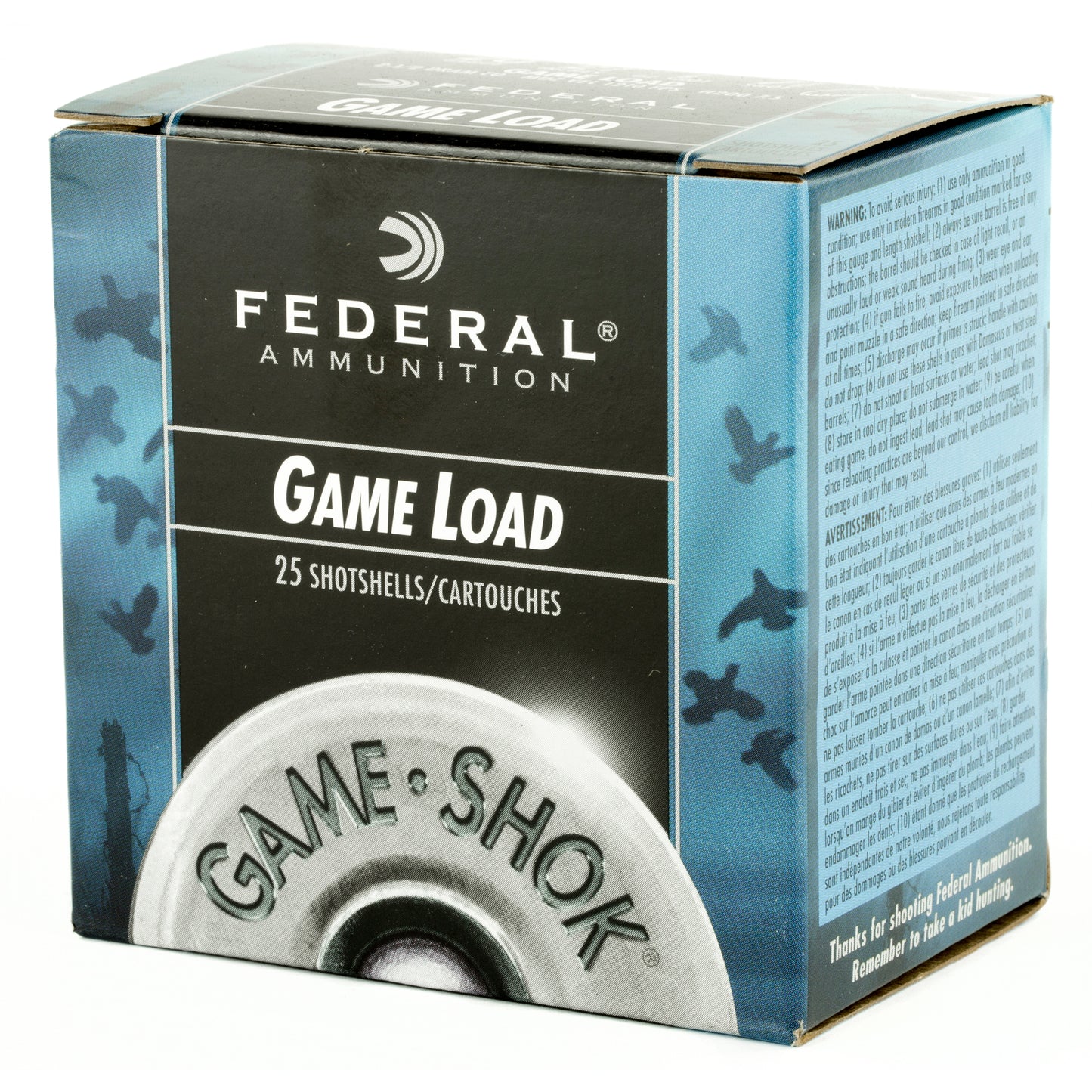 FED GAME LOAD 20GA 2 3/4 #7.5 25/