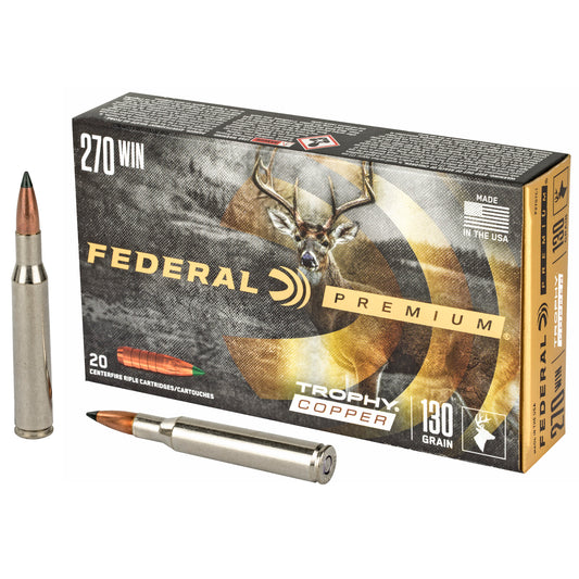 FED PRM 270WIN 130GR TRPHY COPPER 20