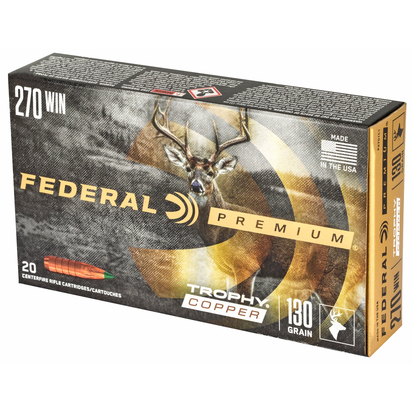 FED PRM 270WIN 130GR TRPHY COPPER 20