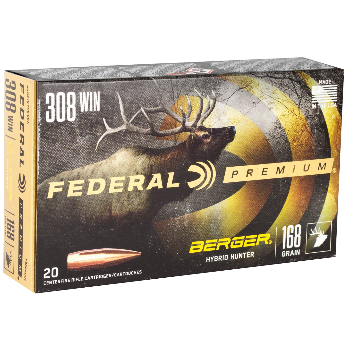 FED PRM 308WIN 168GR HYB HTR 20/200