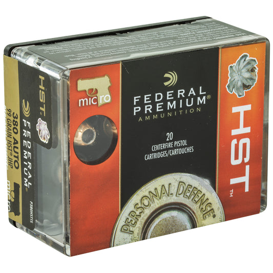 FED PRM HST 380ACP 99GR JHP 20/200