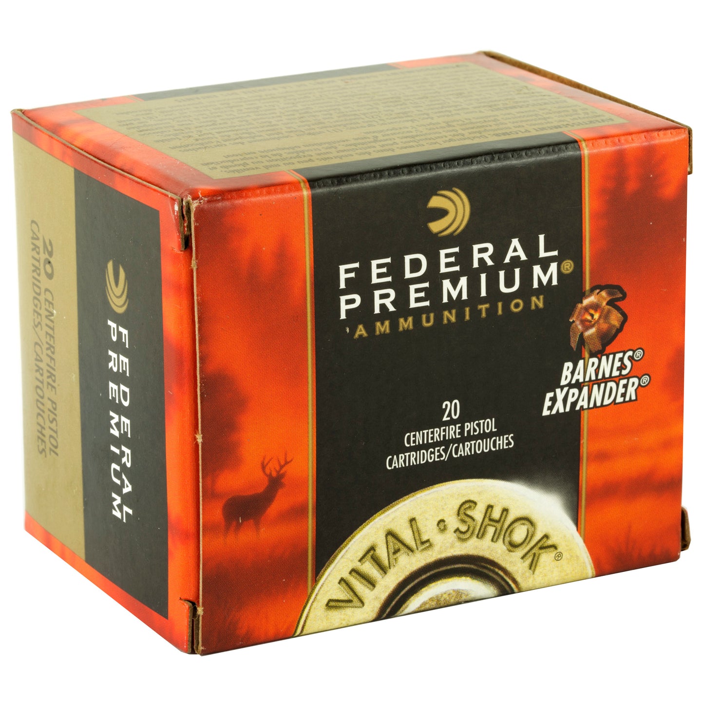 FED PRM 500S&W 275GR BRNS EXP 20/200