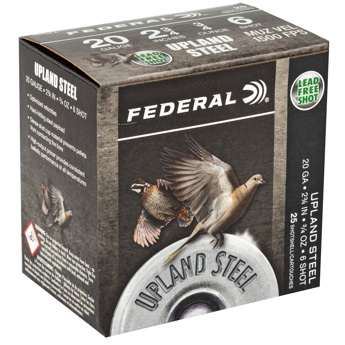 FED UPLND STL 20GA 2.75 #6 25/250