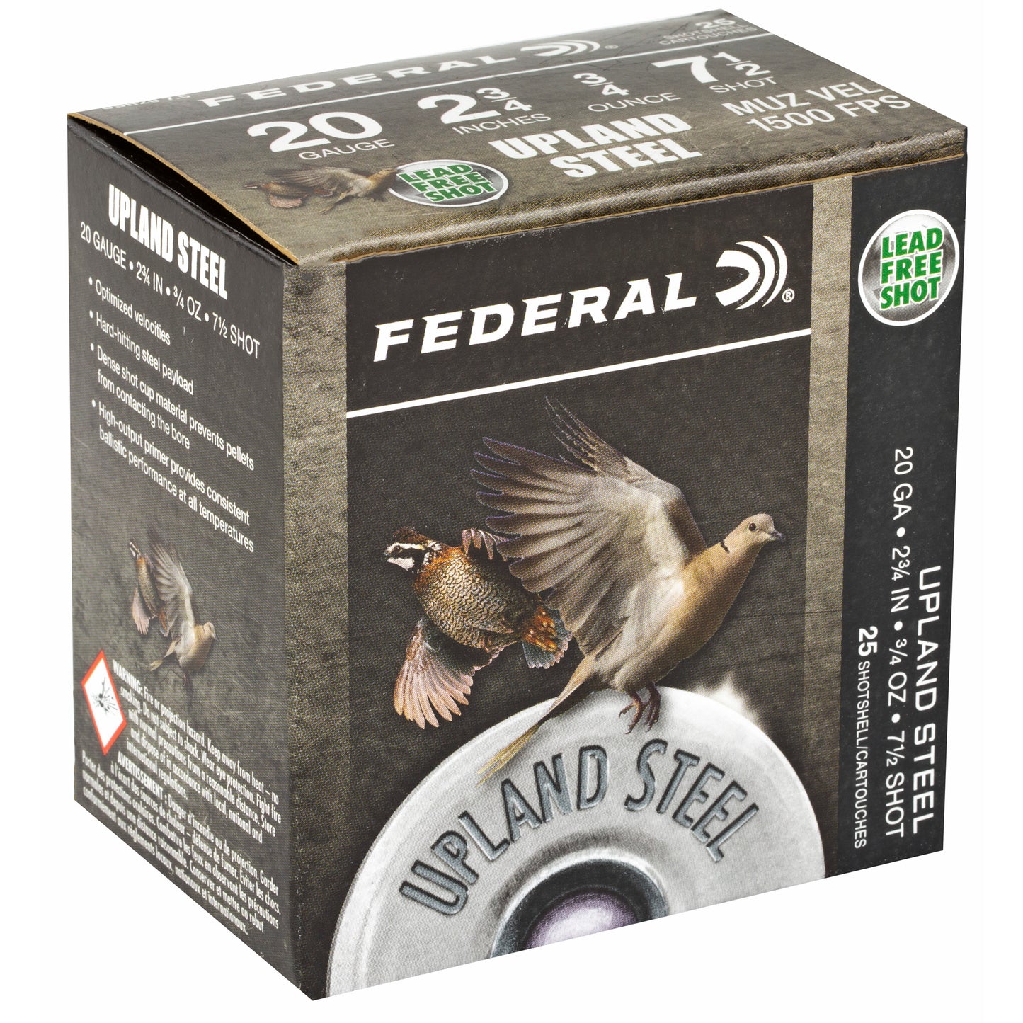 FED UPLND STL 20GA 2.75 #7.5 25/250