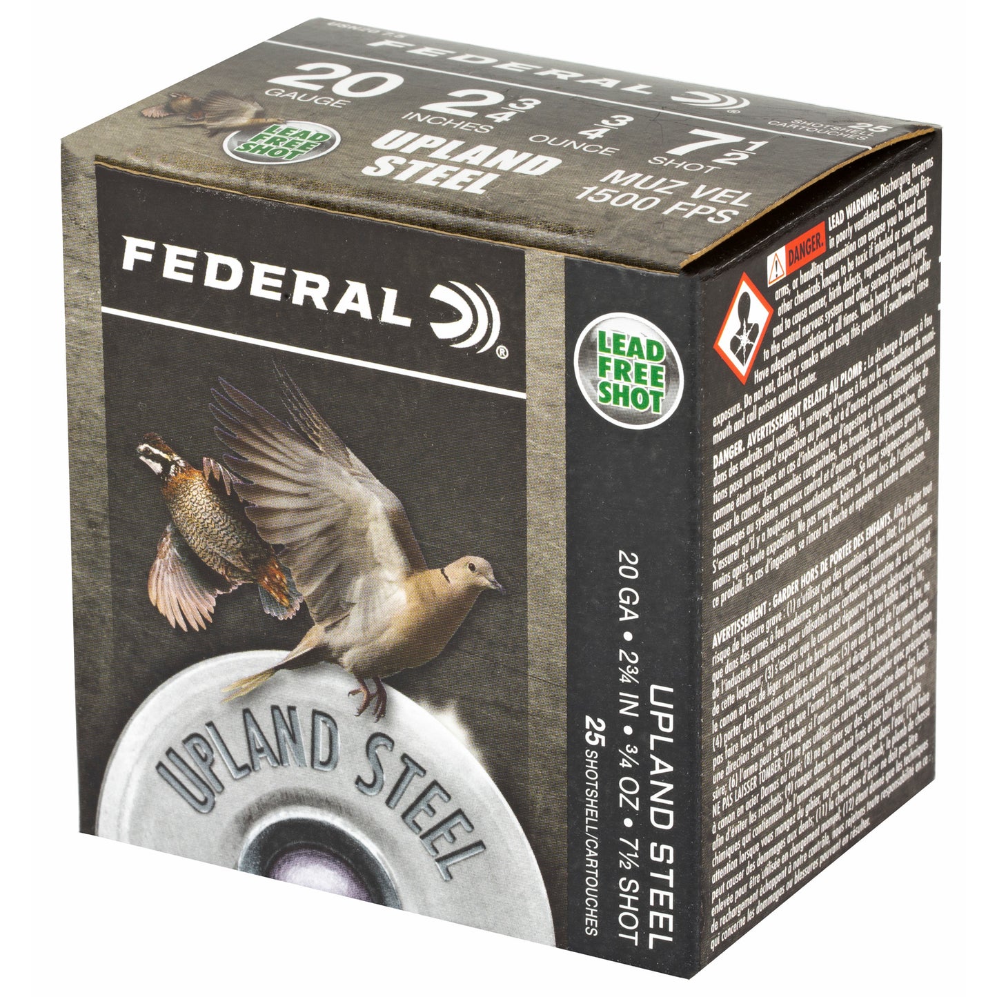 FED UPLND STL 20GA 2.75 #7.5 25/250