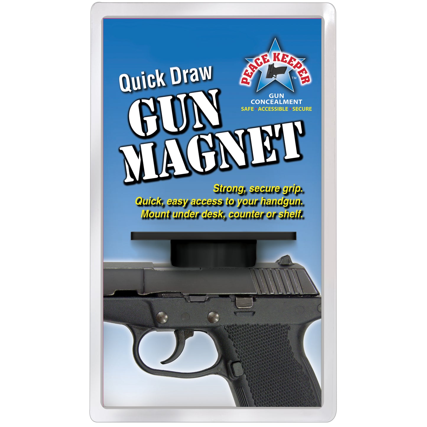 PS QUICK DRAW GUN MAGNET BLK