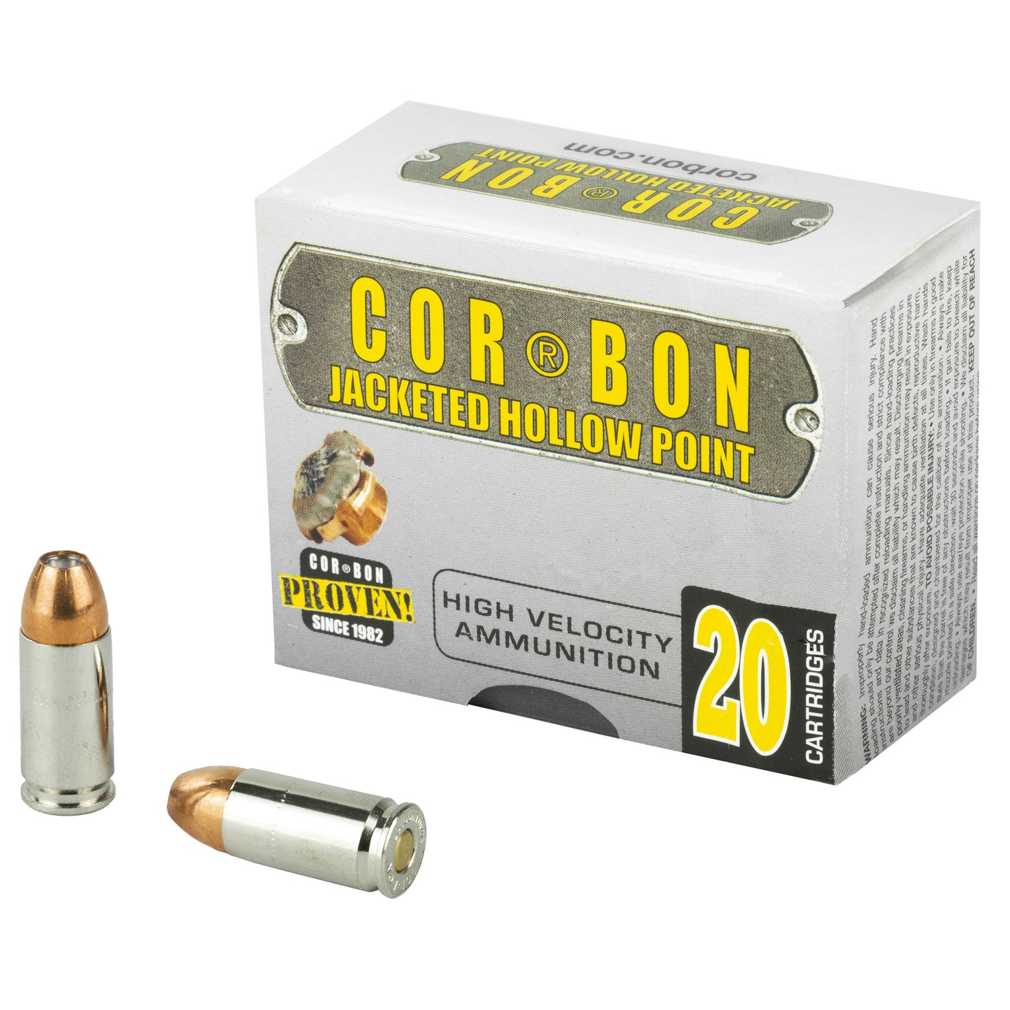 CORBON 9MM+P 115GR JHP 20/500