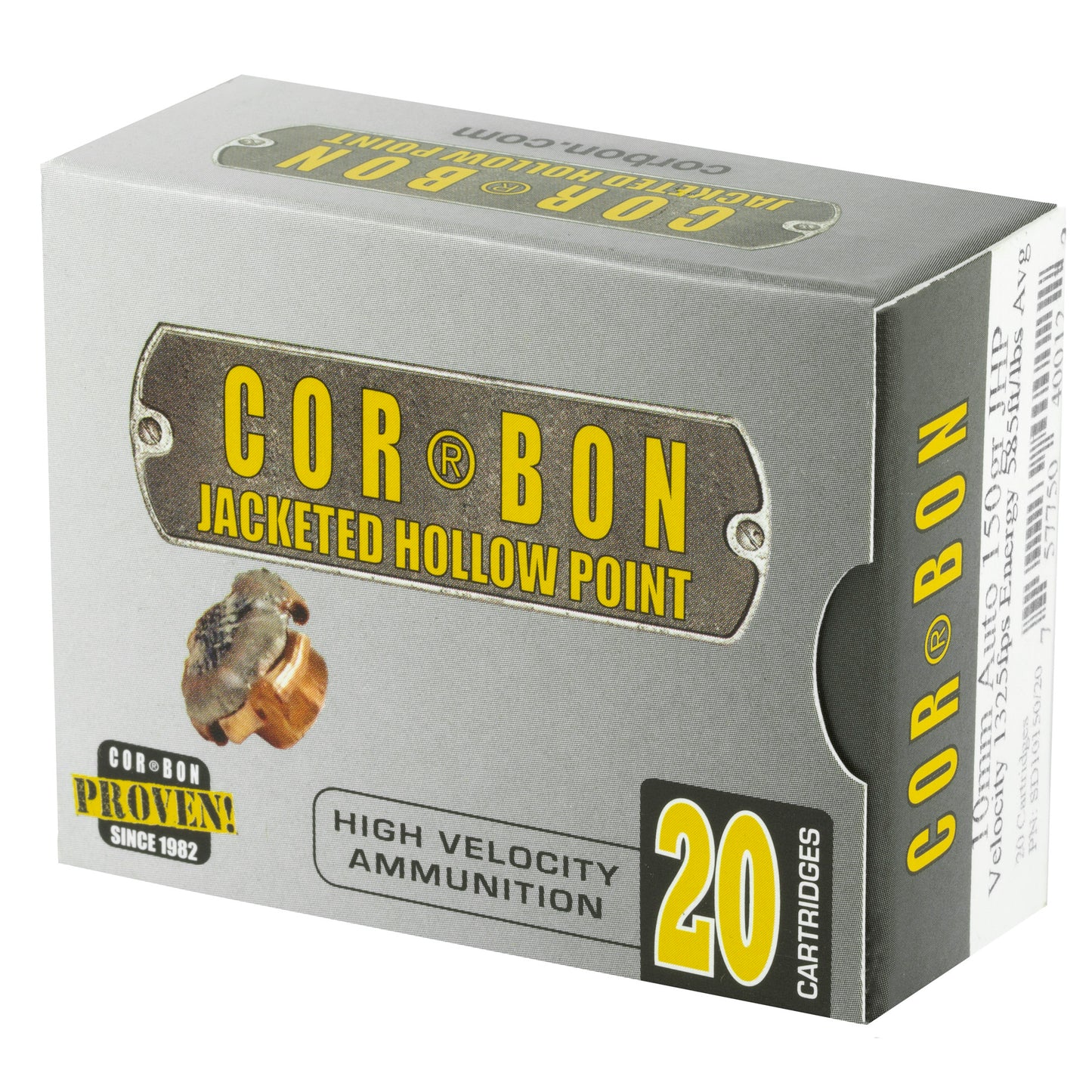 CORBON 10MM 150GR JHP 20/500