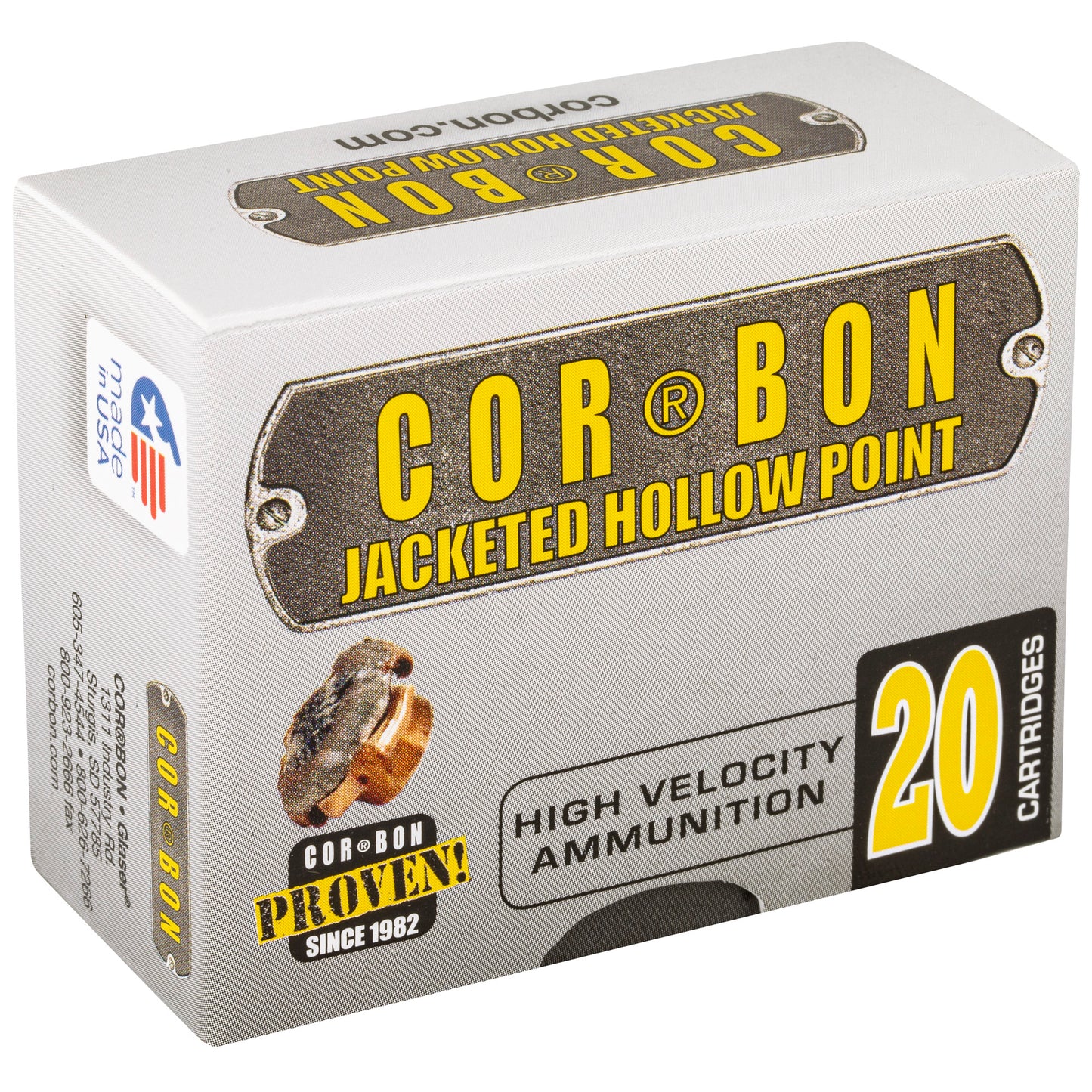 CORBON 32ACP 60GR JHP 20/500