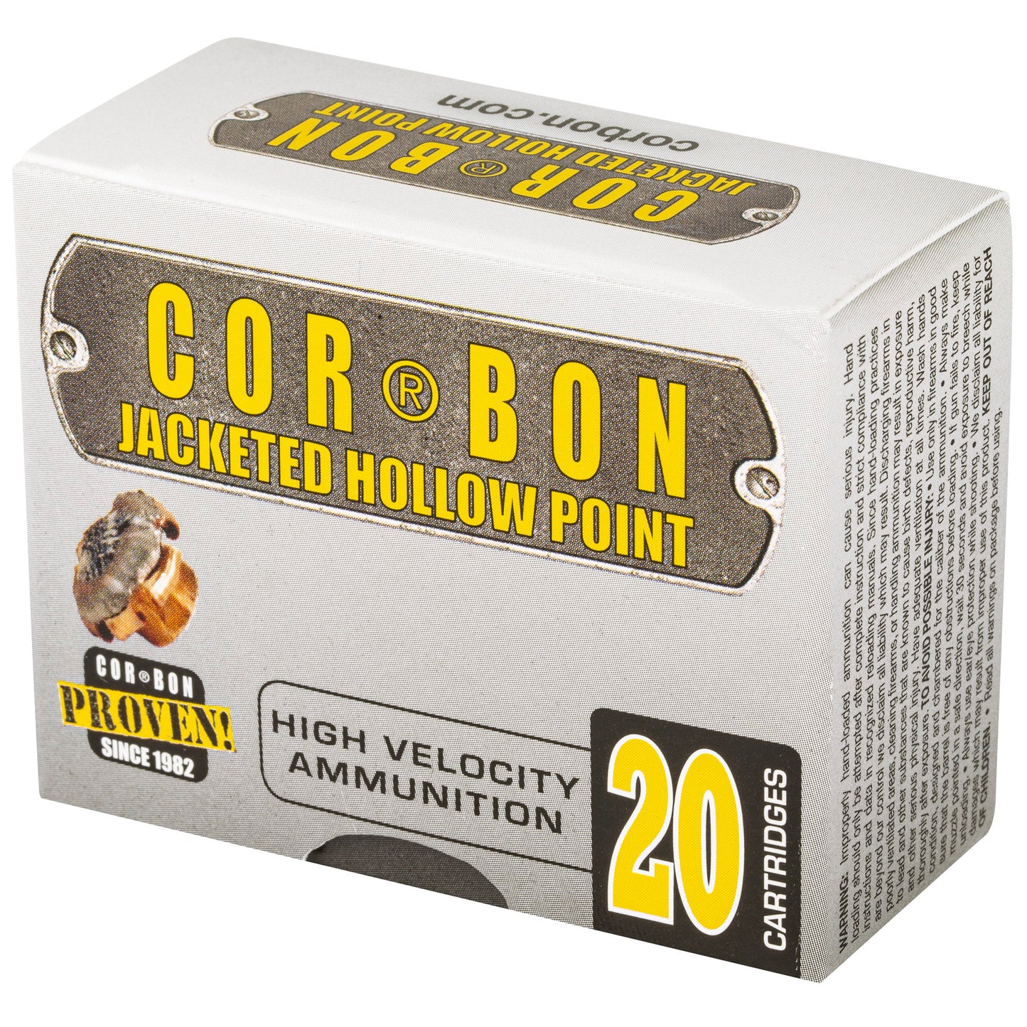 CORBON 32ACP 60GR JHP 20/500