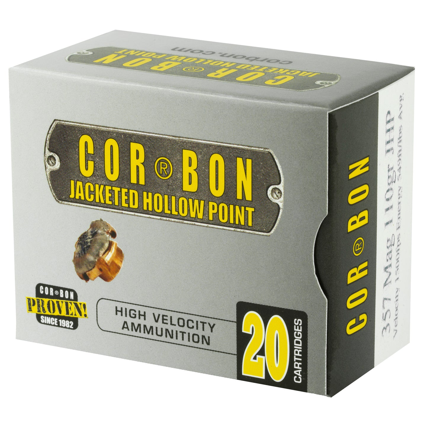 CORBON 357MAG 110GR JHP 20/500