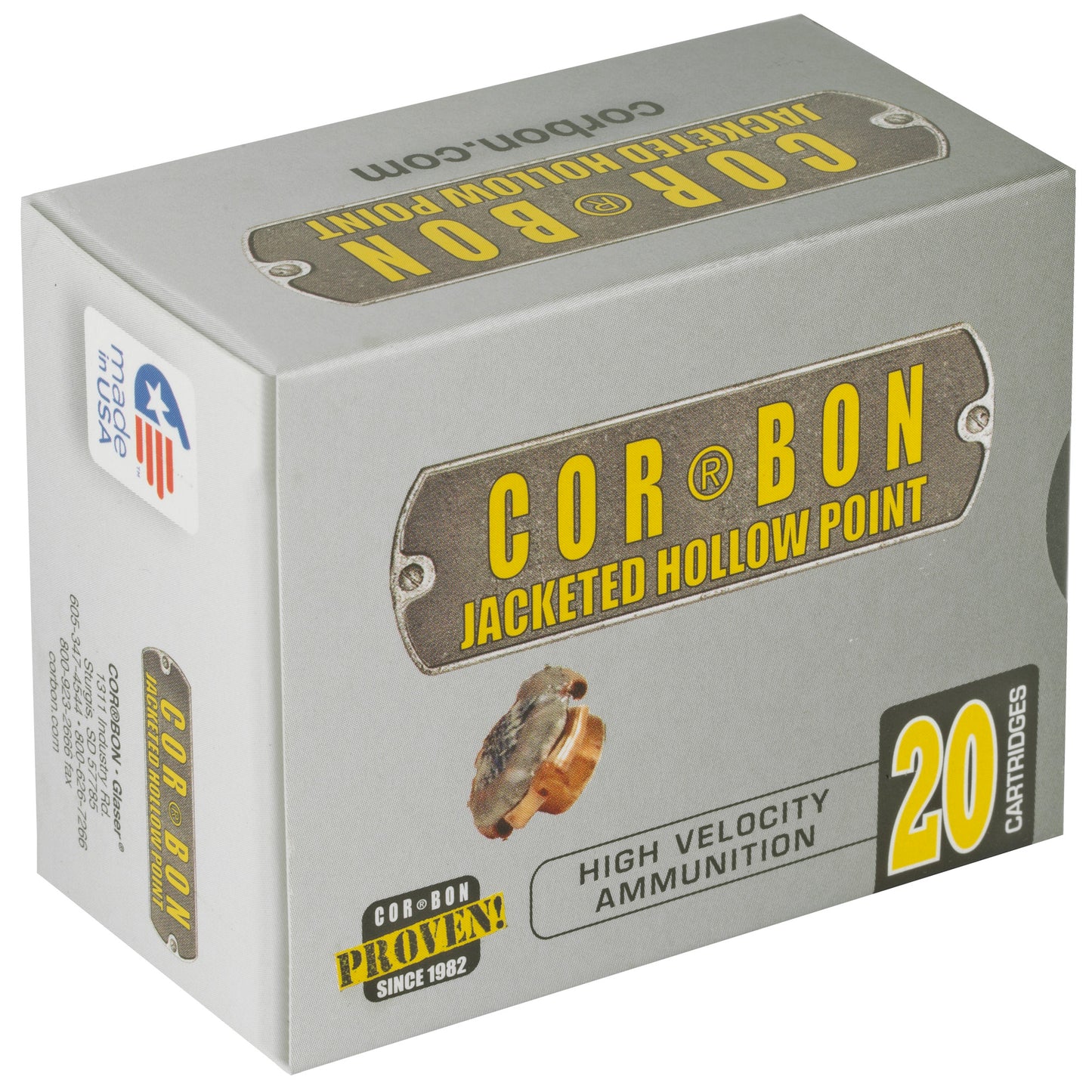 CORBON 357MAG 140GR JHP 20/500