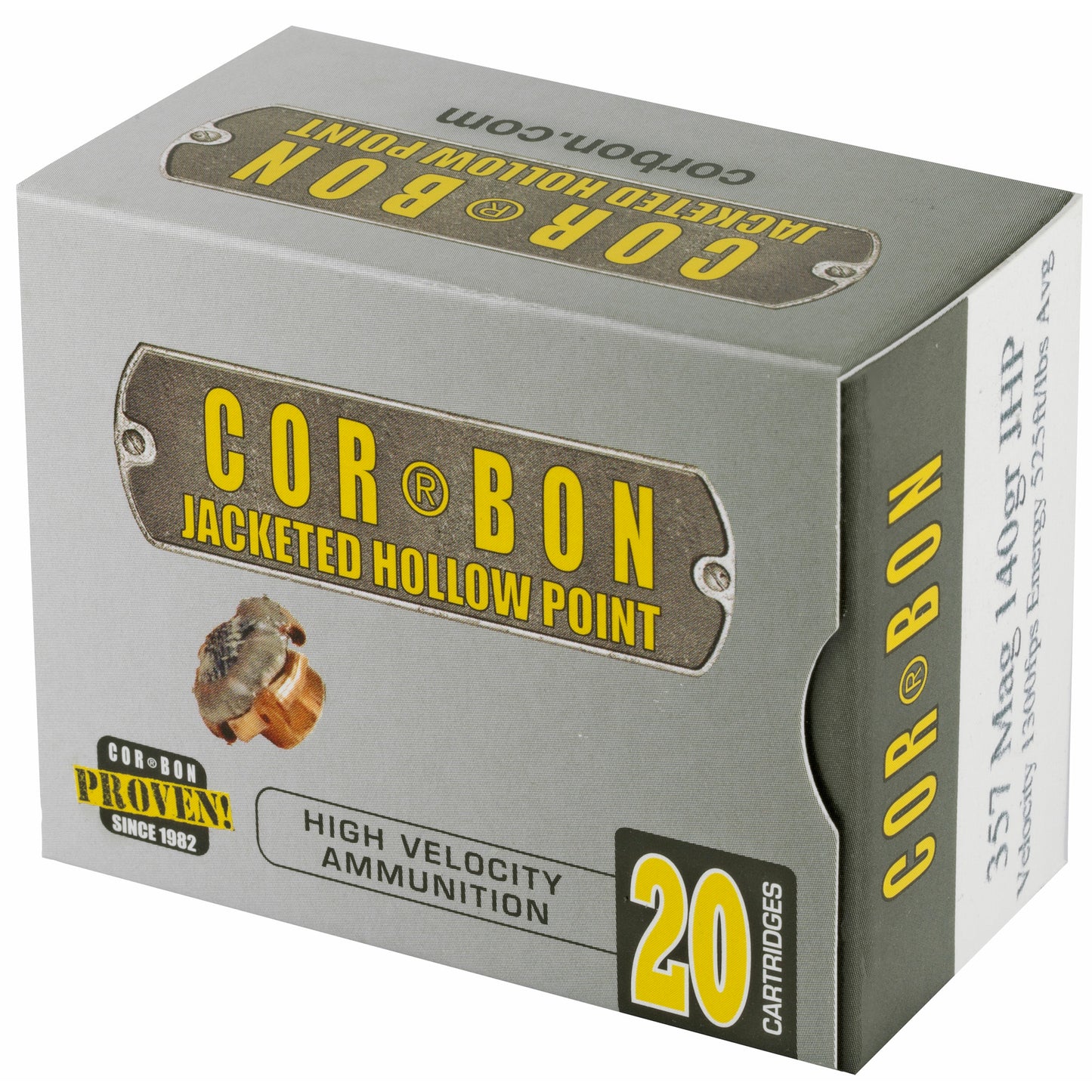 CORBON 357MAG 140GR JHP 20/500