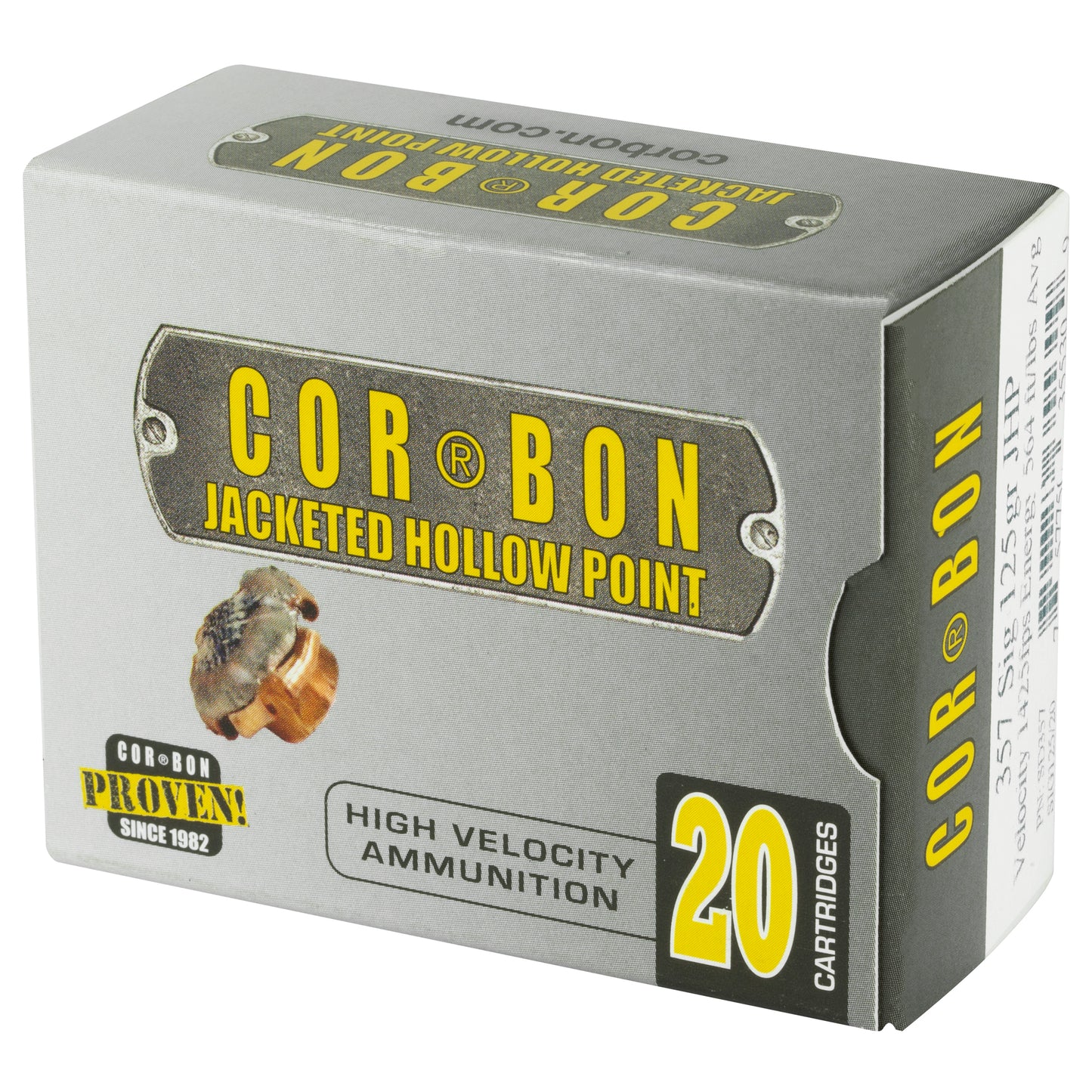 CORBON 357SIG 125GR JHP 20/500