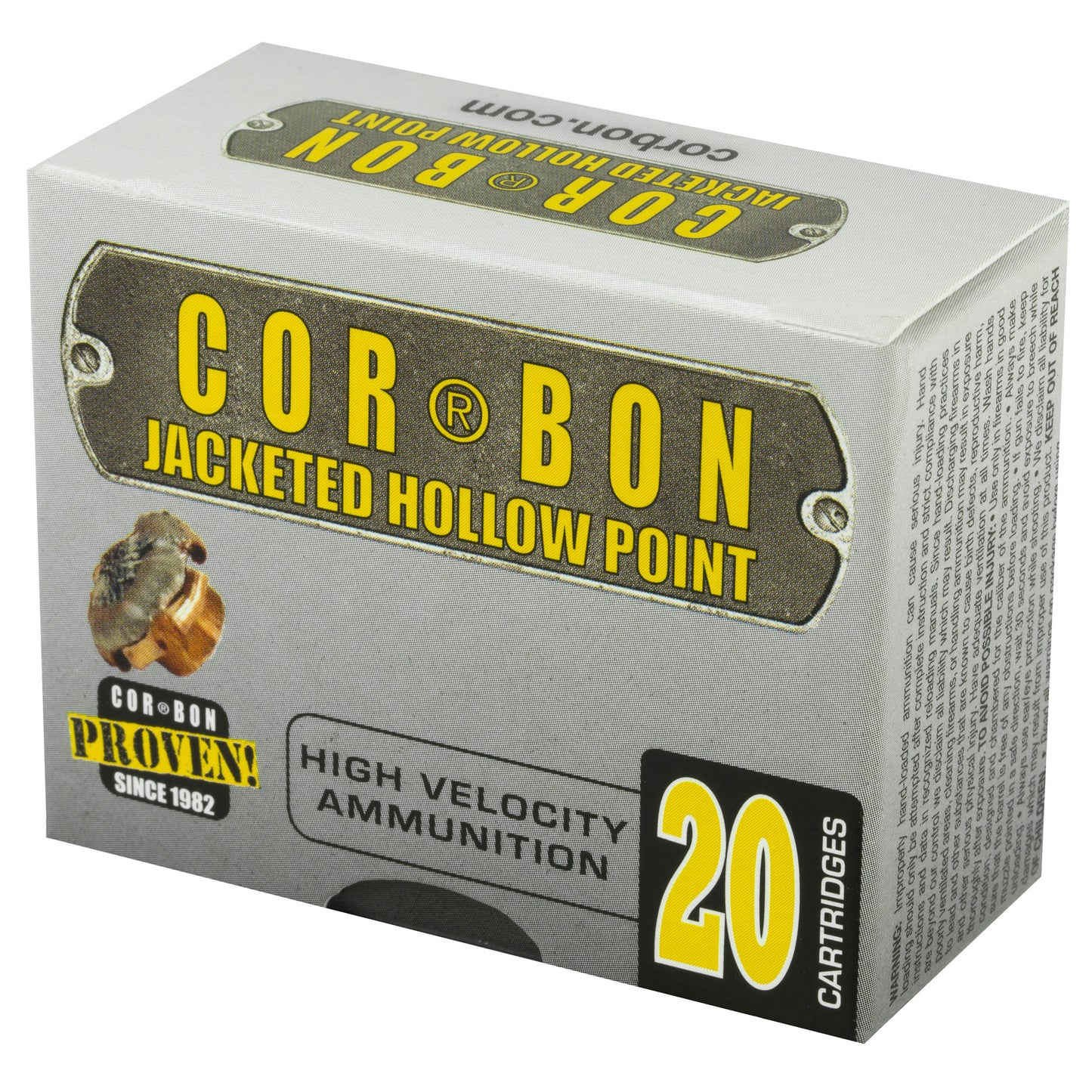 CORBON 380 ACP 90GR JHP 20/500