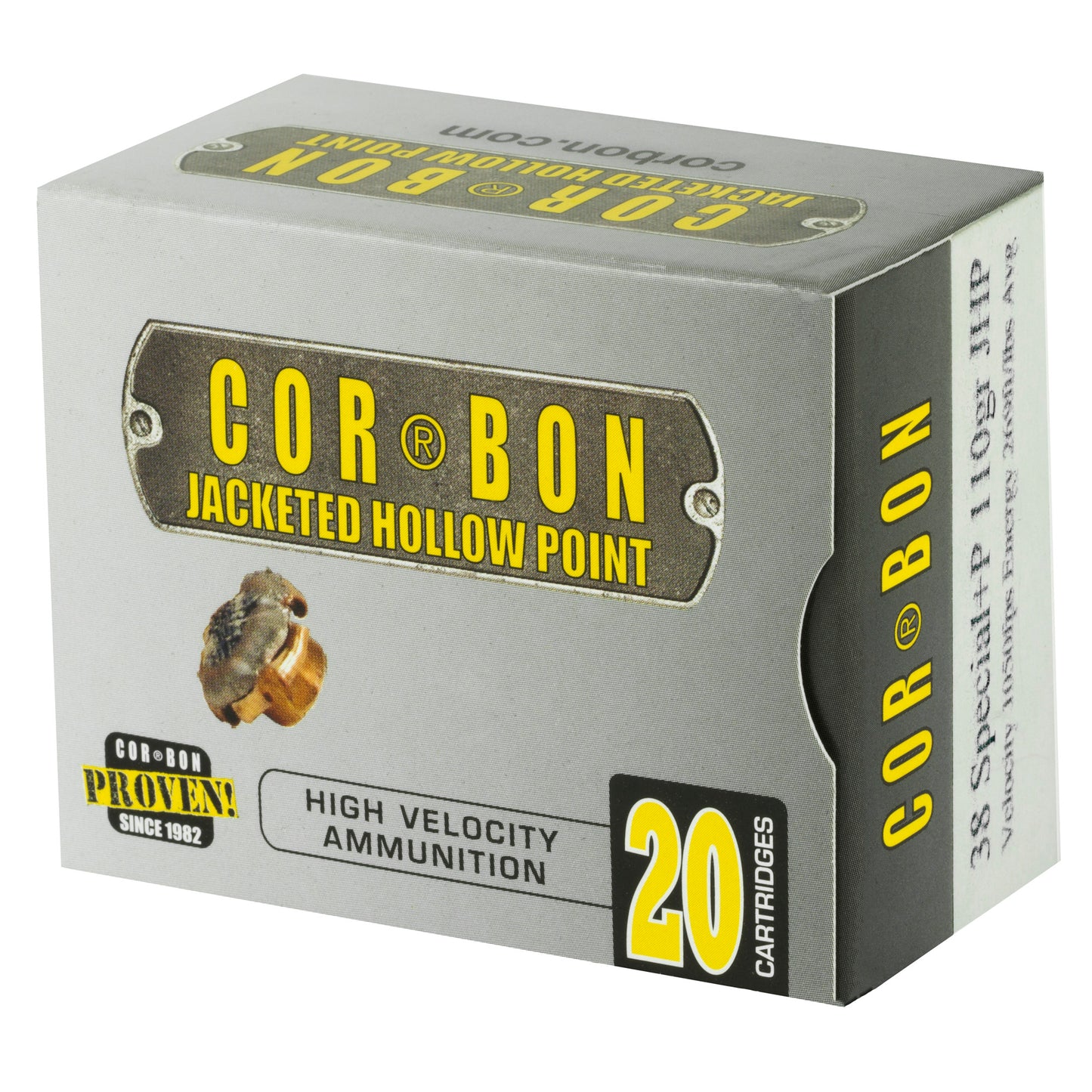 CORBON 38SPL+P 110GR JHP 20/500