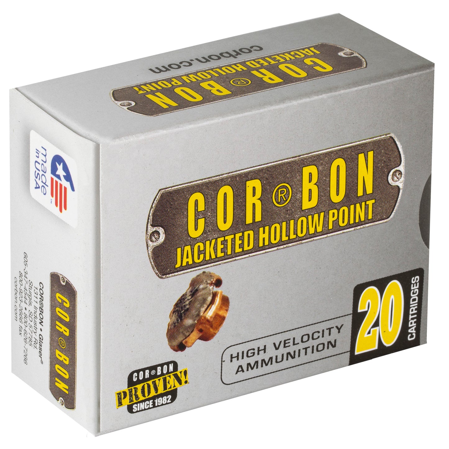 CORBON 38SUPER+P 115GR JHP 20/500