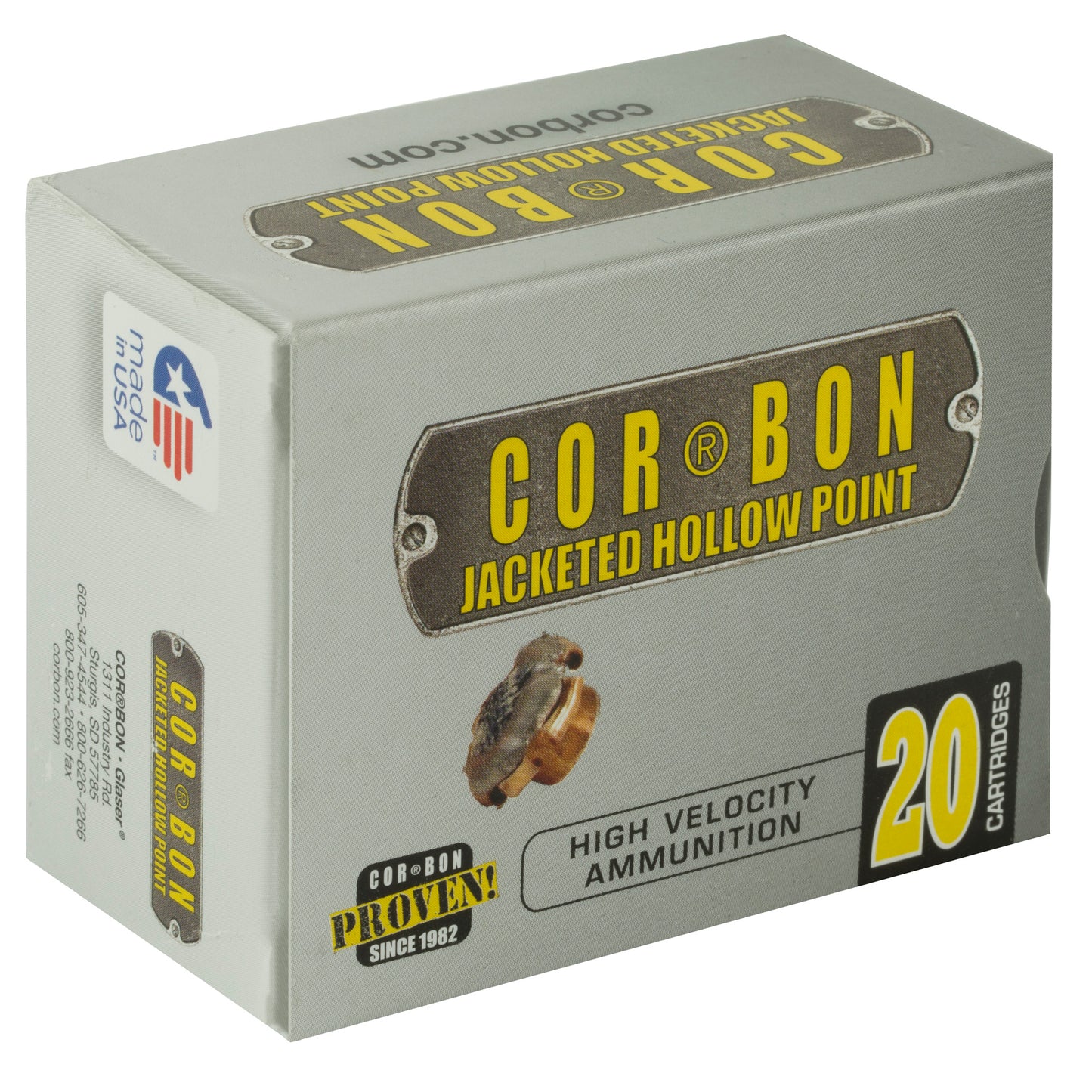 CORBON 45CLT+P 200GR JHP 20/500