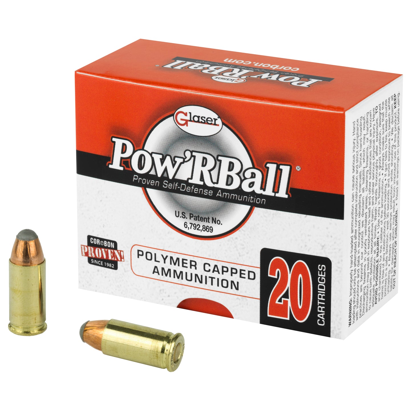 CORBON POW'RBALL 32ACP 55GR 20/500