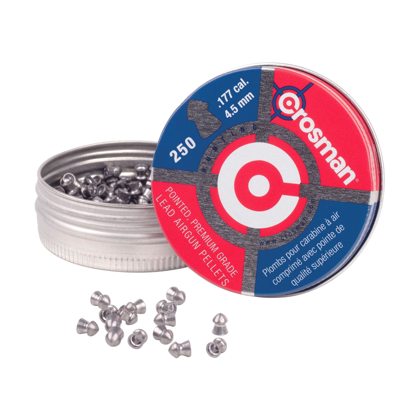 CROSMAN .177 POINTED PELLETS 250/CD