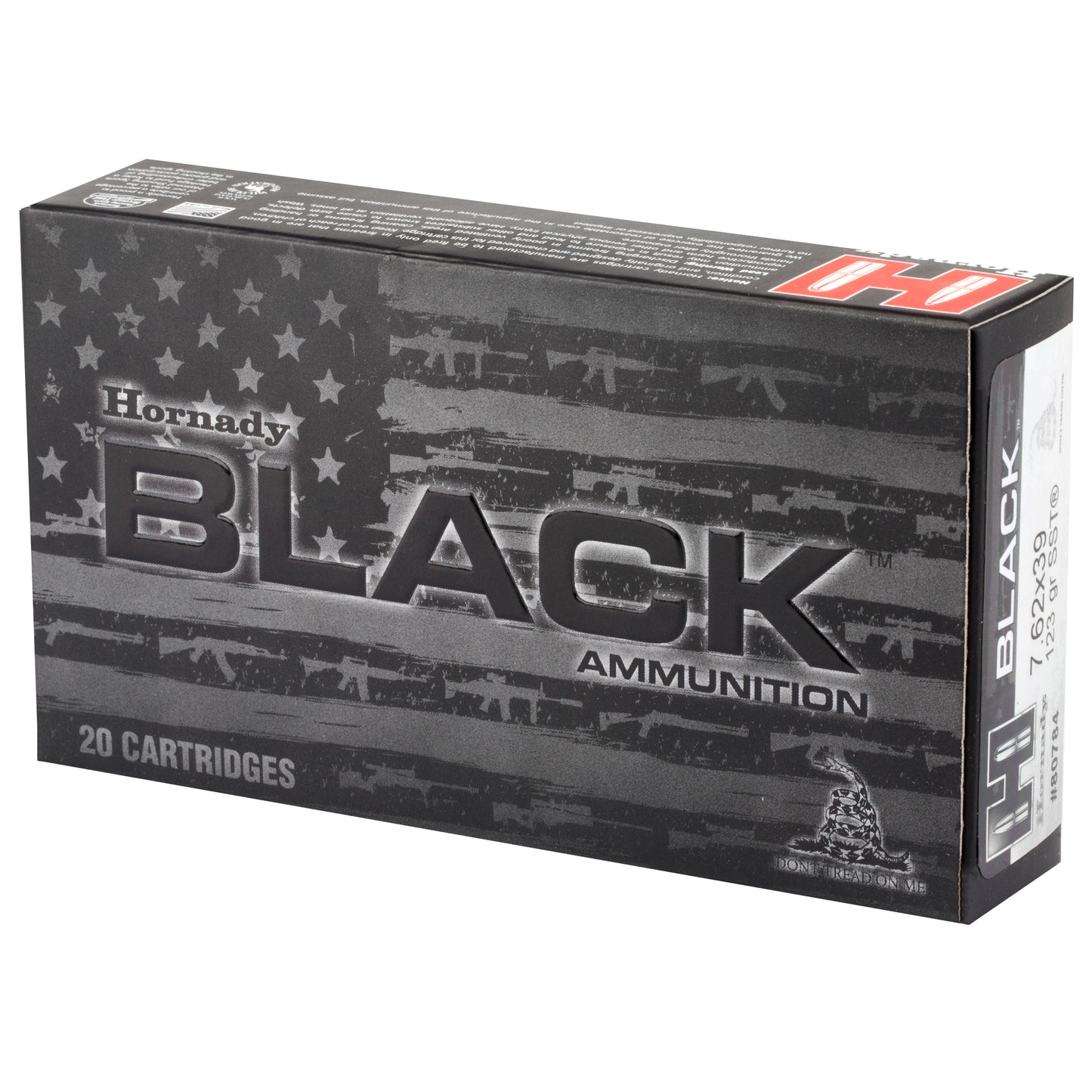 HRNDY BLACK 7.62X39 123GR SST 20/200