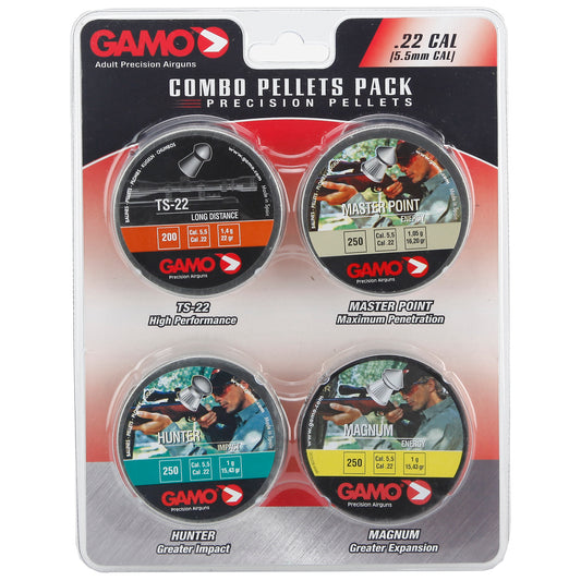 GAMO COMBO PACK ASSRTD .22 PEL