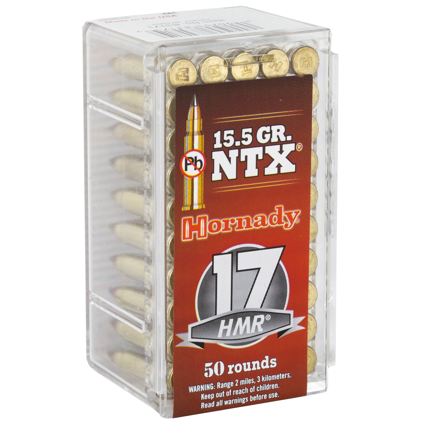 HRNDY 17HMR 15.5GR NTX 50/2000