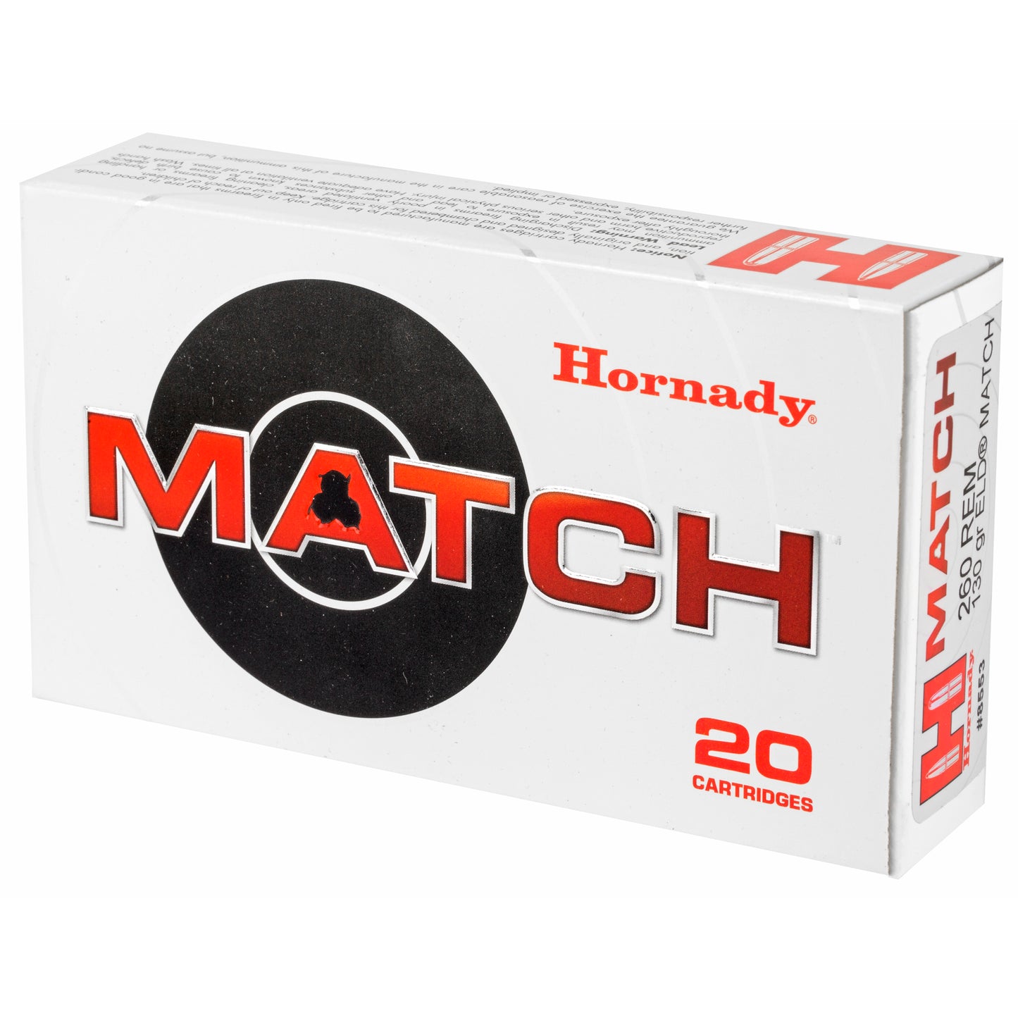 HRNDY 260REM 130GR ELD-M 20/200