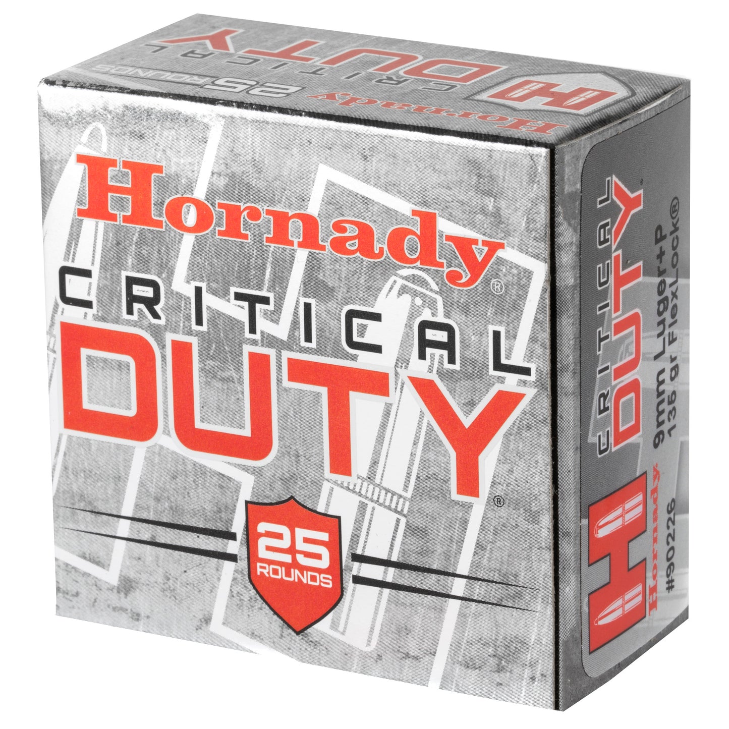 HRNDY 9MM+P 135GR CRT DUTY 25/250