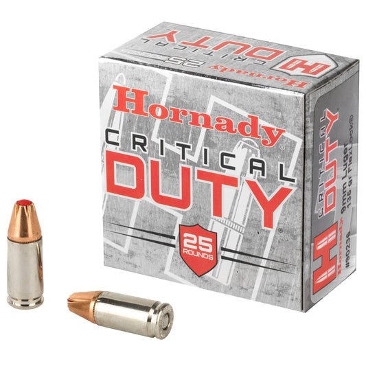 HRNDY 9MM 135GR CRT DUTY 25/250