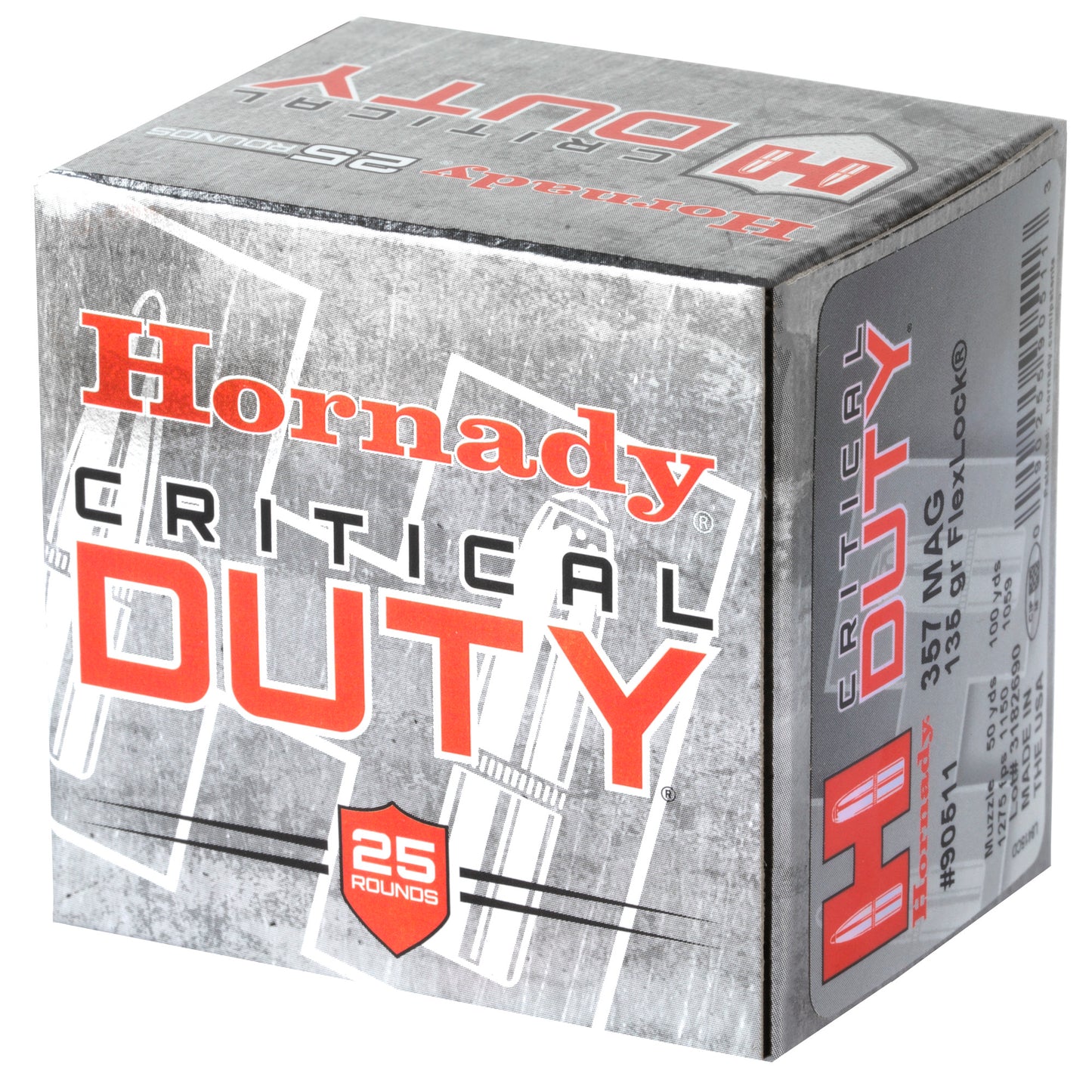 HRNDY 357MAG 135GR CRT DUTY 25/250