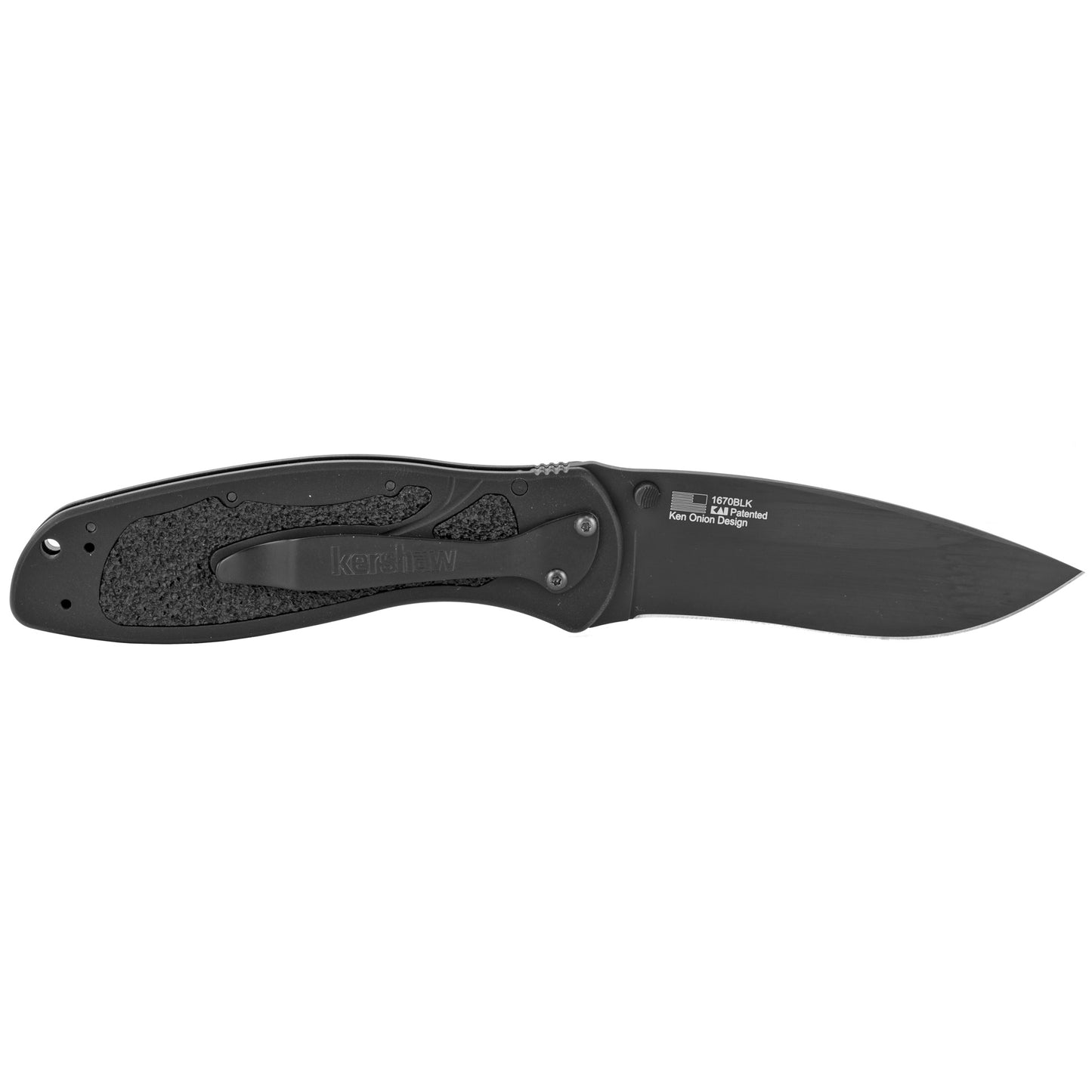 KERSHAW KEN ONION BLUR BLK PLN