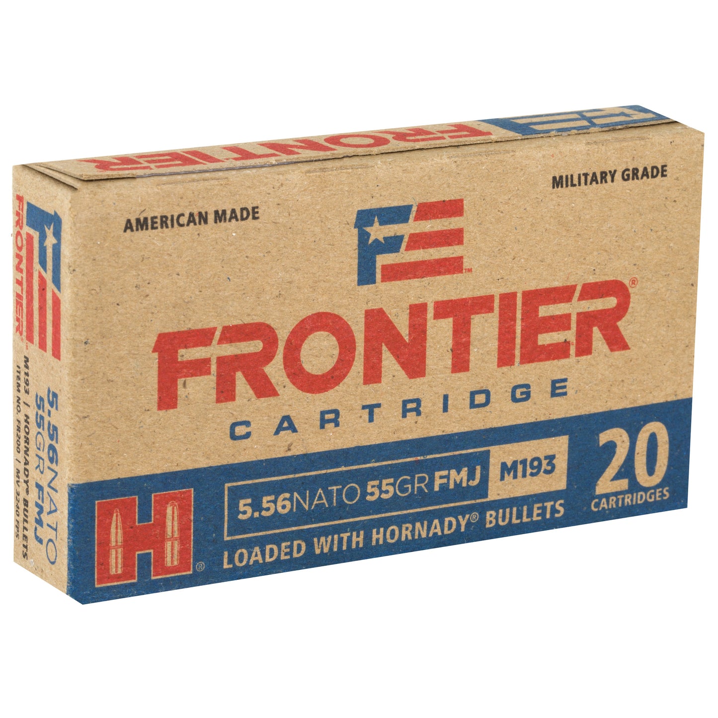 FRONTIER 556NATO 55GR FM193 20/500