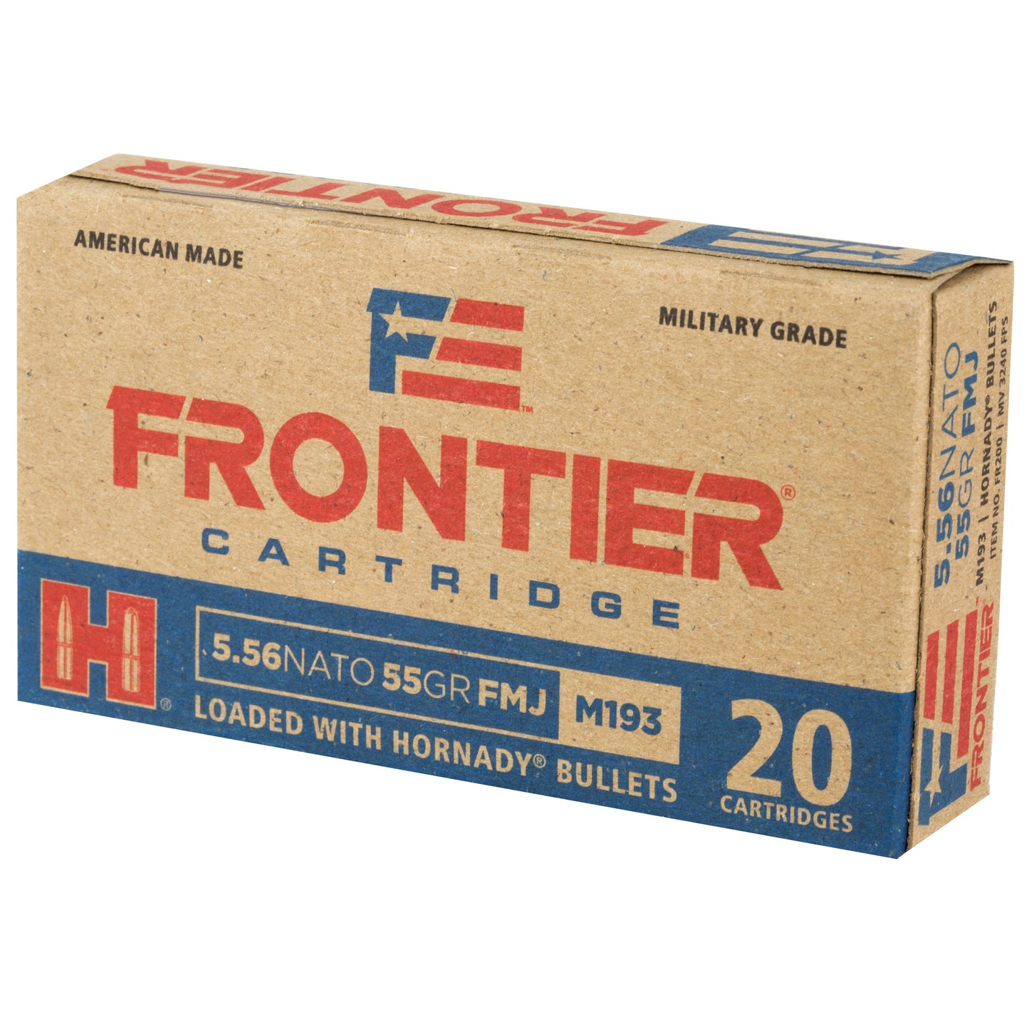 FRONTIER 556NATO 55GR FM193 20/500