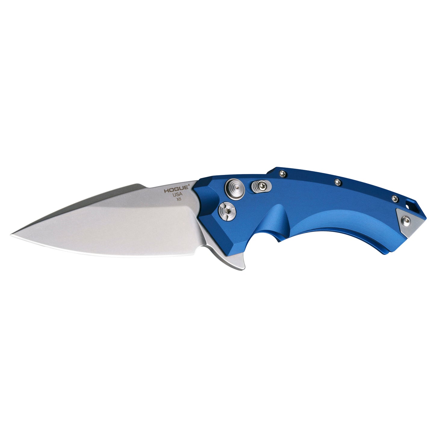 HOGUE X5 3.5 FOLDER TUMBLED BLUE