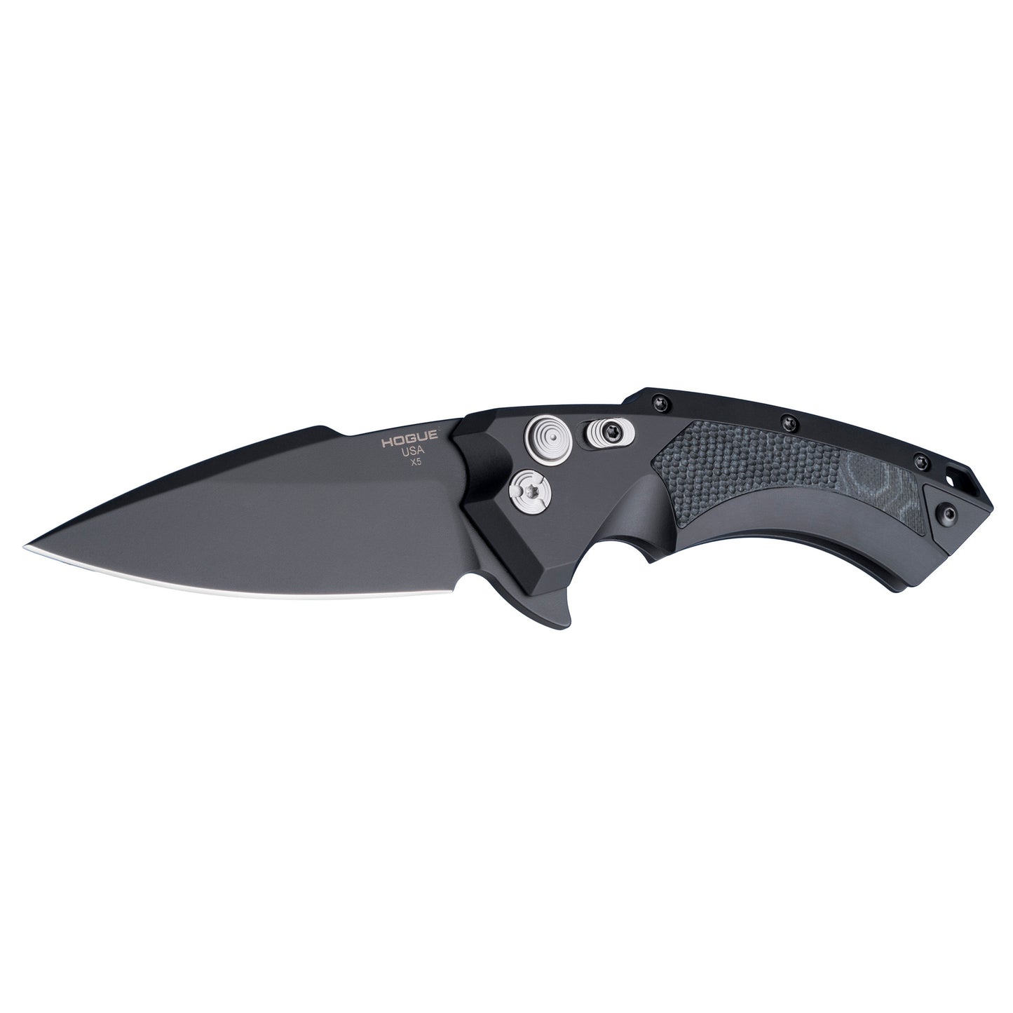 HOGUE X5 3.5 SPEAR PNT BLK/BLK G10