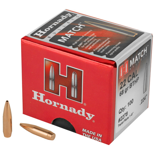 HRNDY MATCH 22CAL .224 68GR 100CT