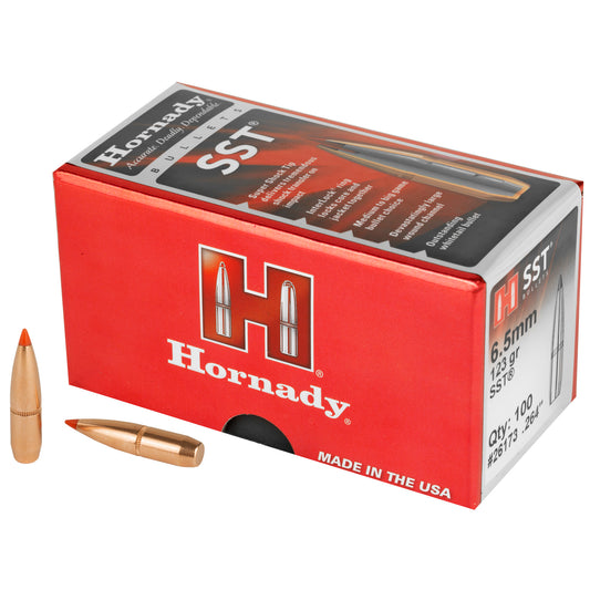 HRNDY SST 6.5MM .264 123GR 100CT