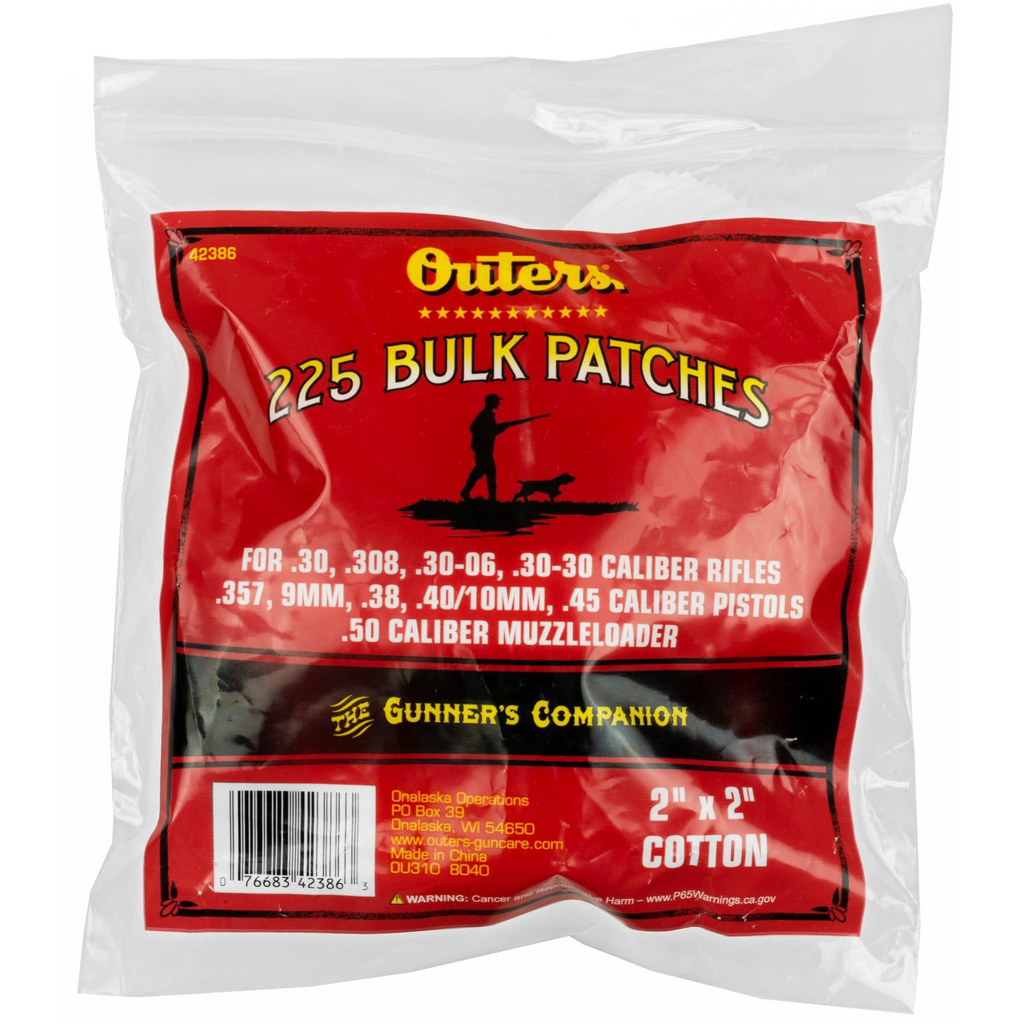 OUTERS PATCHES 30-50 CAL 225CT