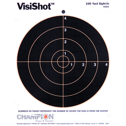 CHAMPION VISISHOT 8 BULLSEYE 10PK