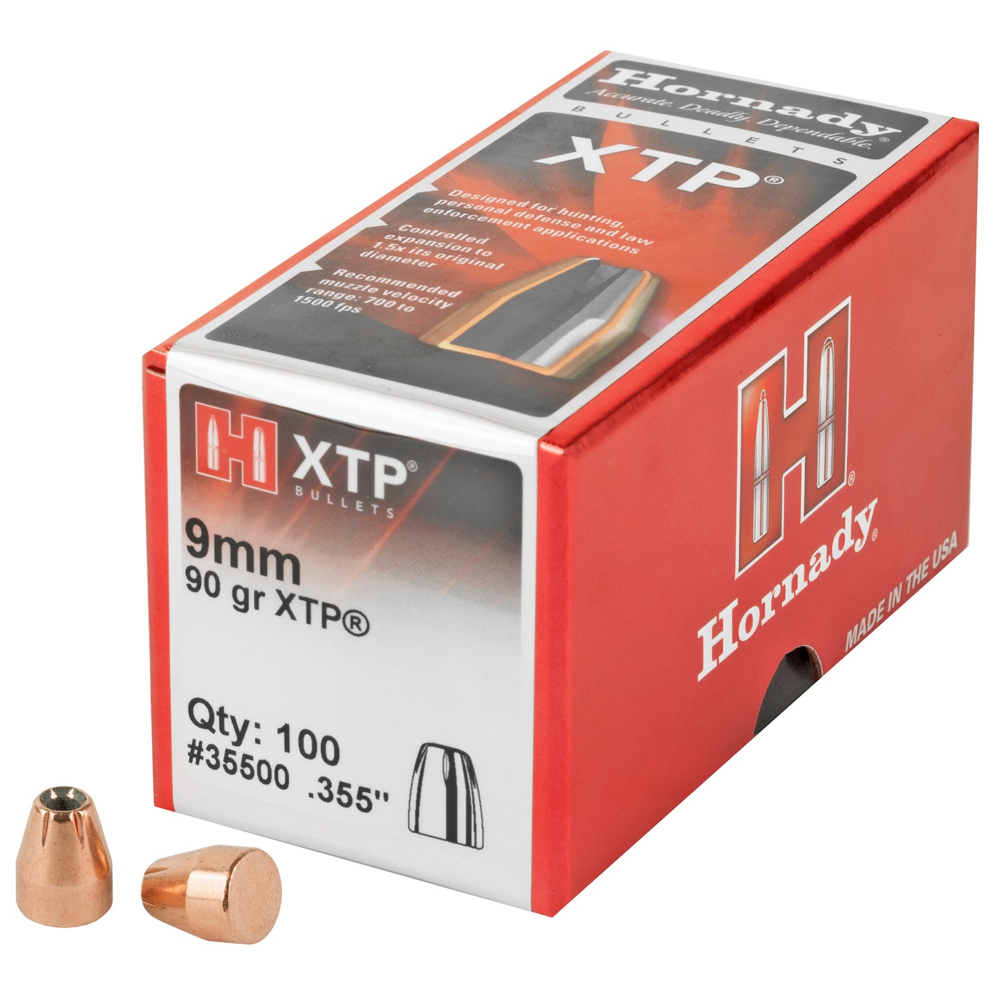 HRNDY XTP 9MM .355 90GR 100CT