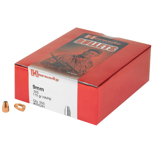 HRNDY HAP 9MM .355 115GR 500CT