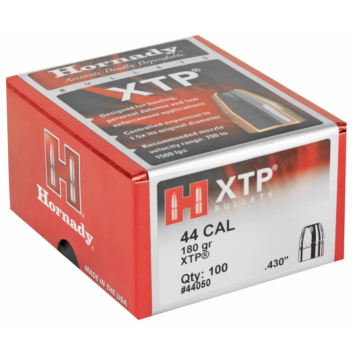 HRNDY XTP 44CAL .430 180GR 100CT