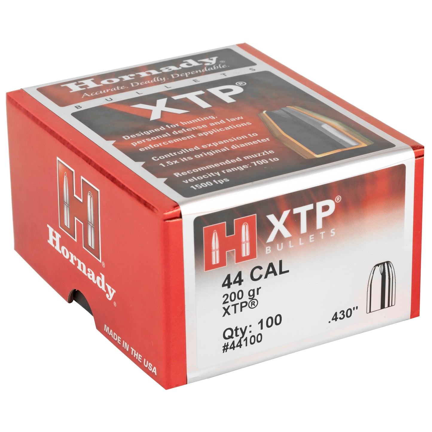 HRNDY XTP 44CAL .430 200GR 100CT