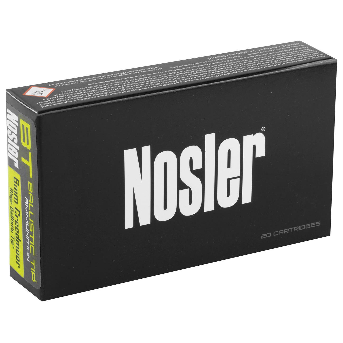 NOSLER 6MM CREED 95GR BT 20/200