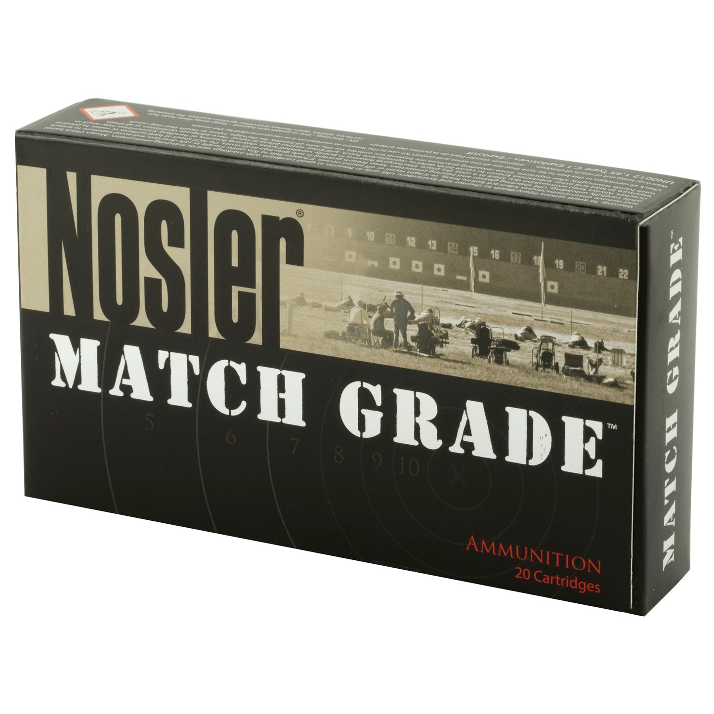 NOSLER 308WIN 168GR CC 20/200